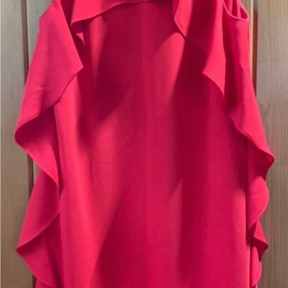 Trina Turk Scarlet Midi Dress with Ruffle Detail - Picture 8 of 13